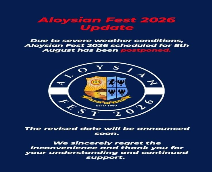 Aloysian Fest 2026 Postponed