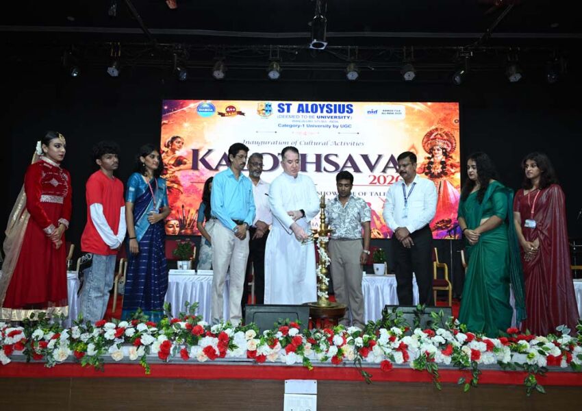 Kalothsava 2026 inaugurated at St Aloysius University