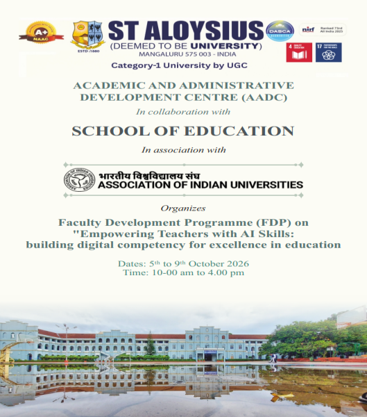 FDP: Empowering Teachers with AI Skills: Building Digital Competency for Excellence in Education