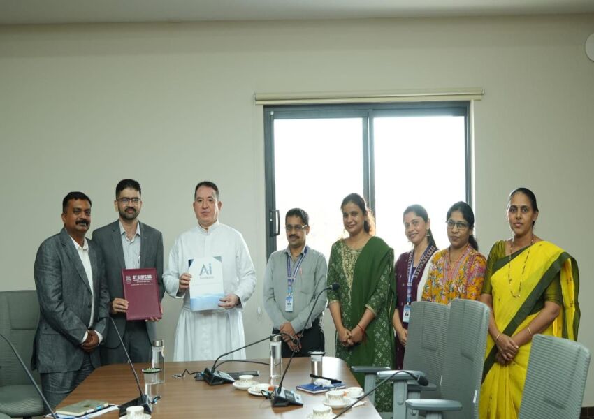 St Aloysius University signes MoU with AI Sankalp
